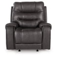 thumbnail image 4 of Signature Design by Ashley MakingMoves Gray Rocker Recliner, 4 of 9