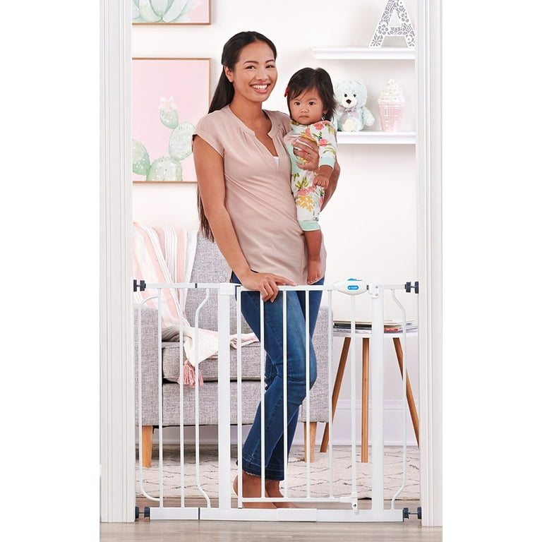 Regalo Extra Wide Baby Gate, 29"-38.5" with Walk Through Door