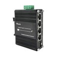 thumbnail image 1 of Conmutador Poe+ Gigabit Industrial Reforzado Mini Conmutador Ethernet Poe+ Compacto 4 Puertos Inyector Poe+ De 120 W 10/100/1000Base-T Y 1 Puerto 100/1000Base-X Sfp De Doble Velocidad Entrada De Alime, 1 of 5