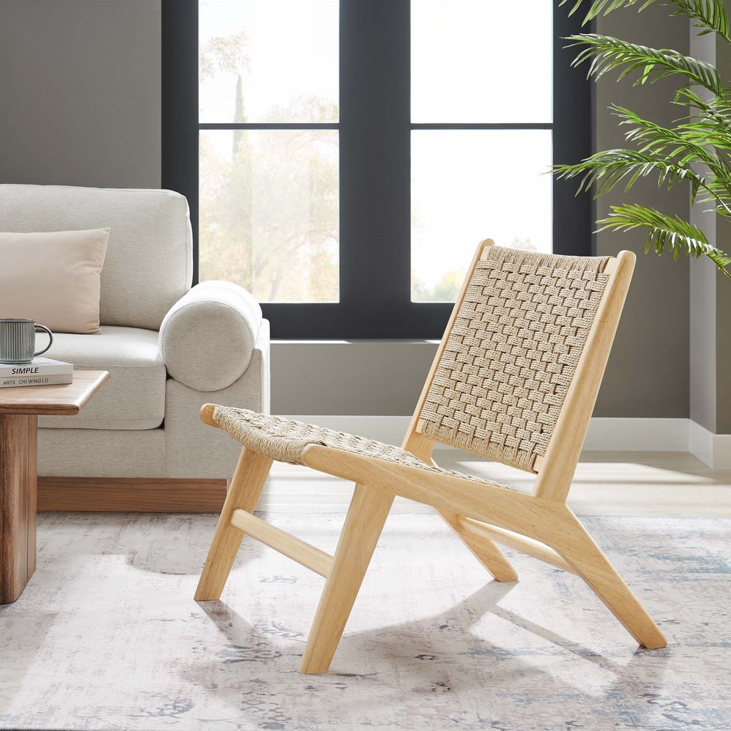 Side Dining Chair, Natural, Wood, Kitchen Cafe Bistro Hospitality