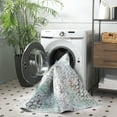 thumbnail image 4 of SAFAVIEH Tacoma Sheldon Abstract Machine Washable Area Rug, Grey/Green, 5' x 8', 4 of 12
