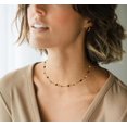 thumbnail image 3 of Collar JURYLOO CK-Negro-dorado-con cuentas Collar Gargantilla Hecha a Mano con Cuentas, 3 of 7