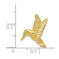 thumbnail image 3 of 14K Yellow Gold Charm Pendant 19 mm 18 Hummingbird Chain Slide, 3 of 3
