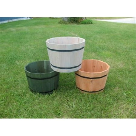Maine Bucket TM2414 24 Inch Whiskey Barrel Planter 