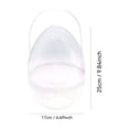 thumbnail image 2 of 25 Inch Blue Easter Egg With Handle, Large Reusable Fillable Egg Container For Gifts, Candies, Party Favors, Easter Decorations, And Storage, 2 of 5
