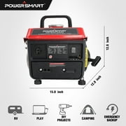 PowerSmart 1200 Watts Gasoline Powered Portable Outdoor Inverter Generator,PS50