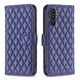 thumbnail image 1 of Diamond Check Wallet Flap Leather Phone Case, 1 of 4