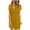 Yellow, variant on QUYUON Women Shirt Dress Summer Scoop Neck Short Sleeve Button Front Mini Dress Fit & Flare Solid Color Casual Dresses Pleated A-Line Beach Sundress Style A-212