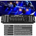 thumbnail image 2 of U'King DMX Controller, 192 Channel DMX 512 Light Controller DMX Console Stage Light Controller Panel Use For Editing Program Of S, 2 of 6
