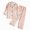 G827-Pink, variant on HFHAPW Girls Pajamas 2PCS Pjs Set Sleepwear Soft Long Sleeve Long Pants Lounge Set,3-4 Y