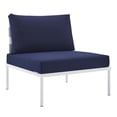 thumbnail image 5 of Modway Harmony 4-Piece Aluminum & Fabric Patio Seating Set in Navy/Gray, 5 of 12