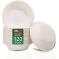 thumbnail image 2 of Hefty ECOSAVE Tableware, Bowl, Bagasse, 16 Oz, White, 25/Pack, 12 Packs/Carton (D71625 2 of 12