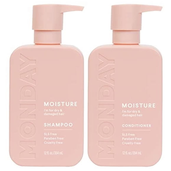 Set de champú y acondicionador MONDAY HAIRCARE Moisture 340 ml x2