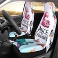thumbnail image 3 of Alice in Wonden-Lan Car Seat Cover for Front Seat Cushion Protectors 2 Pcs Car Accessories Bucket Seat Covers, 3 of 8