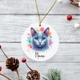 thumbnail image 6 of Cat Lover Gift, Russian Blue Christmas 2025 Ornament for Animal Lover Cat Lover Name Russian Blue Lover Ornament, Custom Russian Blue Watercolor Ornament, Personalized Pet Xmas Ornaments BKwBF9, 6 of 6