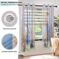 thumbnail image 4 of 2 Panels Set Blackout Curtains Thermal Insulated Sun Protection Room Darkening Drapes for Bedroom Cute Seahorse Pattern, 4 of 6