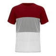 thumbnail image 3 of JLFKNG Shirts For Men Patchwork Color Printed Cotton Shirts For Men Short Sleeve Crew Neck Breathable Loose Fit Suitable For Festival, 3 of 4