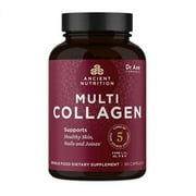 Ancient Nutrition Multi Collagen (Types 1, 2, 3, 5, 10) Capsules, 90 Ct