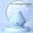 Sky blue, variant on Vibrating Massage Ball with Heat & Suction Base, Deep Tissue Muscle Pain Relief Massager 4 Colors