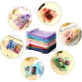 thumbnail image 6 of 50PCS Moon Star Organza Bags, 3X4 Organza Jewelry Candy Bags, Mixed Color Organza Favor Bags Gift Pouch with Drawstring for Wedding Party, 6 of 7