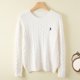 thumbnail image 3 of Couple's boutique high-end embroidered knitted women's cashmere sweater round neck men's pullover long sleeved new cashmere swea, 3 of 5