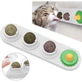 thumbnail image 5 of Catnip Wall Ball Cat Toys, Catnip Edible Licking Balls Snack Natural Healthy Rotatable Treats Toys Kitten Playing Chewing Cleaning Teeth Toy (White), 5 of 10