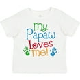 thumbnail image 3 of Inktastic My Papaw Loves Me Boys or Girls Toddler T-Shirt, 3 of 5