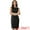 Black, variant on DARING DIVA Sleeveless Sheath Dress Boat Neck Casual Office Dresses XS Black