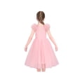 thumbnail image 5 of Girls Dress Pink Ruffle Tulle Birthday Party Elegant Formal Bridesmaid 10 Years, 5 of 8