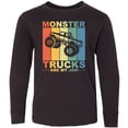 thumbnail image 3 of Inktastic Monster Trucks Are My Jam Long Sleeve Youth T-Shirt, 3 of 5