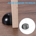 thumbnail image 4 of No Drilling Dome Shaped Door Stop, Floor Mount Door Stopper Self Adhesive Wall Protector, Silver 2 Pack, 4 of 7