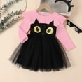 thumbnail image 6 of Black Cat for Girls Long Sleeve Tulle Tutu Dresses Fall Halloween Dress Baby Girl Halloween 4-5 Years, 6 of 9