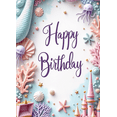 thumbnail image 4 of Decorative Design Banner Castle Theme Coral Elements Starfish Decoration for Kids Party Fairy Tale Celebration Magical Event, 4 of 4