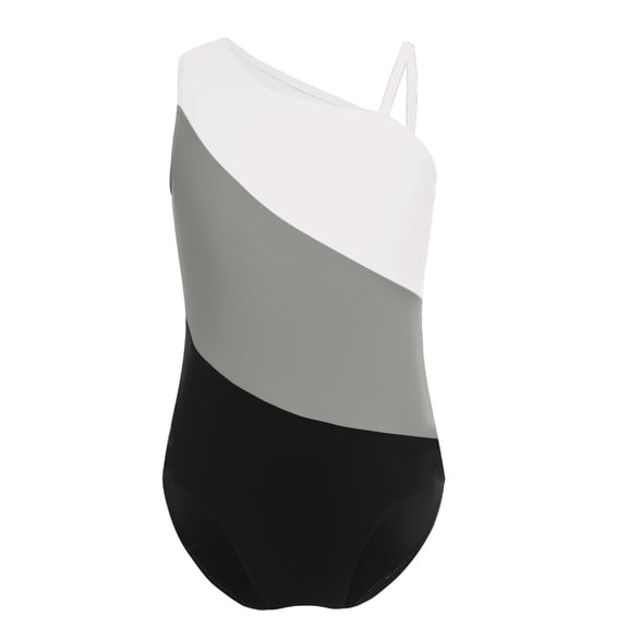 YiZYiF Kids Girls One Piece Swimsuit Summer Sleeveless Athletic Surfing Swimming Bathing Suits Grey 6