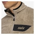 thumbnail image 6 of SWIX Adult Male Infinity Pile Midlayer Full Zip Jacket, Color: Dune, Size: L, 6 of 7
