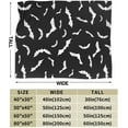 thumbnail image 5 of Bats Halloween Goth Fleece Flannel Blanket Throw Warm Lightweight Blankets for Home Office All Season (Bats Halloween Goth, 40X50), 5 of 6