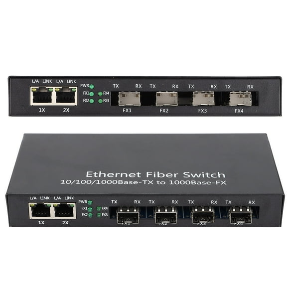 Convertidor de medios Ethernet Gigabit NikouMX RJ45 de grado profesional