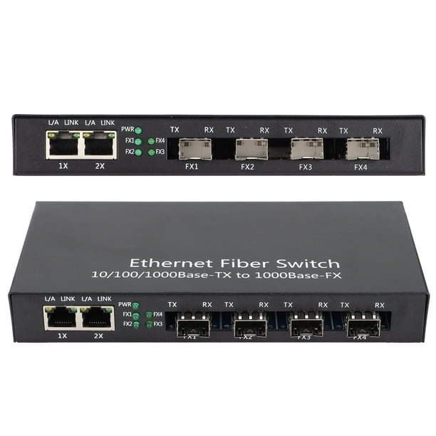 Convertidor de medios Ethernet Gigabit NikouMX RJ45 de grado profesional
