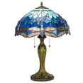 thumbnail image 3 of Vipush Tiffany Lamp, 23in Gragonfly Style Glass Table Lamp - Tiffany Style Table Lamp for Bedside Nightstand Desk Reading Light, 3 of 8