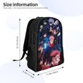 thumbnail image 4 of Jujutsu Kaisen Lightweight Backpack Laptop Shoulders Bag Bookbag Daypack Travel Women Men, 4 of 8