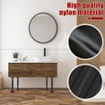 thumbnail image 3 of Mimoyalaso 18x10cm 7.09-17.72 Inch, Nylon Adjustable Hardware Brackets Black with 2 Mounting Support Rods 2 Piece, 3 of 8