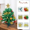thumbnail image 6 of Luoshdecor Mini Table Christmas Tree, 15.7 in Star Treetop and Ornaments Tabletop Christmas Tree for DIY Green Christmas Decoration Gifts, 6 of 6