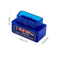 thumbnail image 4 of Mini Elm327 Escáner Bluetooth V1.5 Herramienta De Escaneo De Diagnóstico Automotriz Compatible Con Sistemas Android Y Windows Detector De Coche Advancent VI011569-00, 4 of 6