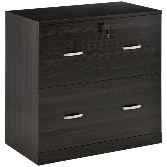 Vertical Filing Cabinet with Lock - Safe Document Storage in Home