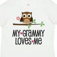 thumbnail image 4 of Inktastic Grammy Loves Me Grandchild Owl Girls Toddler T-Shirt, 4 of 5