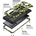 thumbnail image 4 of for Samsung Galaxy s22 Ultra case (5G 6.8 inch 2022) Metal Rugged Heavy Duty The Inner Silicone  Cover with Camera Protection Shockproof Phone Case Funda Military Grade, 4 of 12