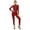 Burgundy, variant on Alvivi Women One Piece Full Length Gymnastics Leotard Figure Skating Jumpsuit Bodysuit Catsuit Royal Blue M