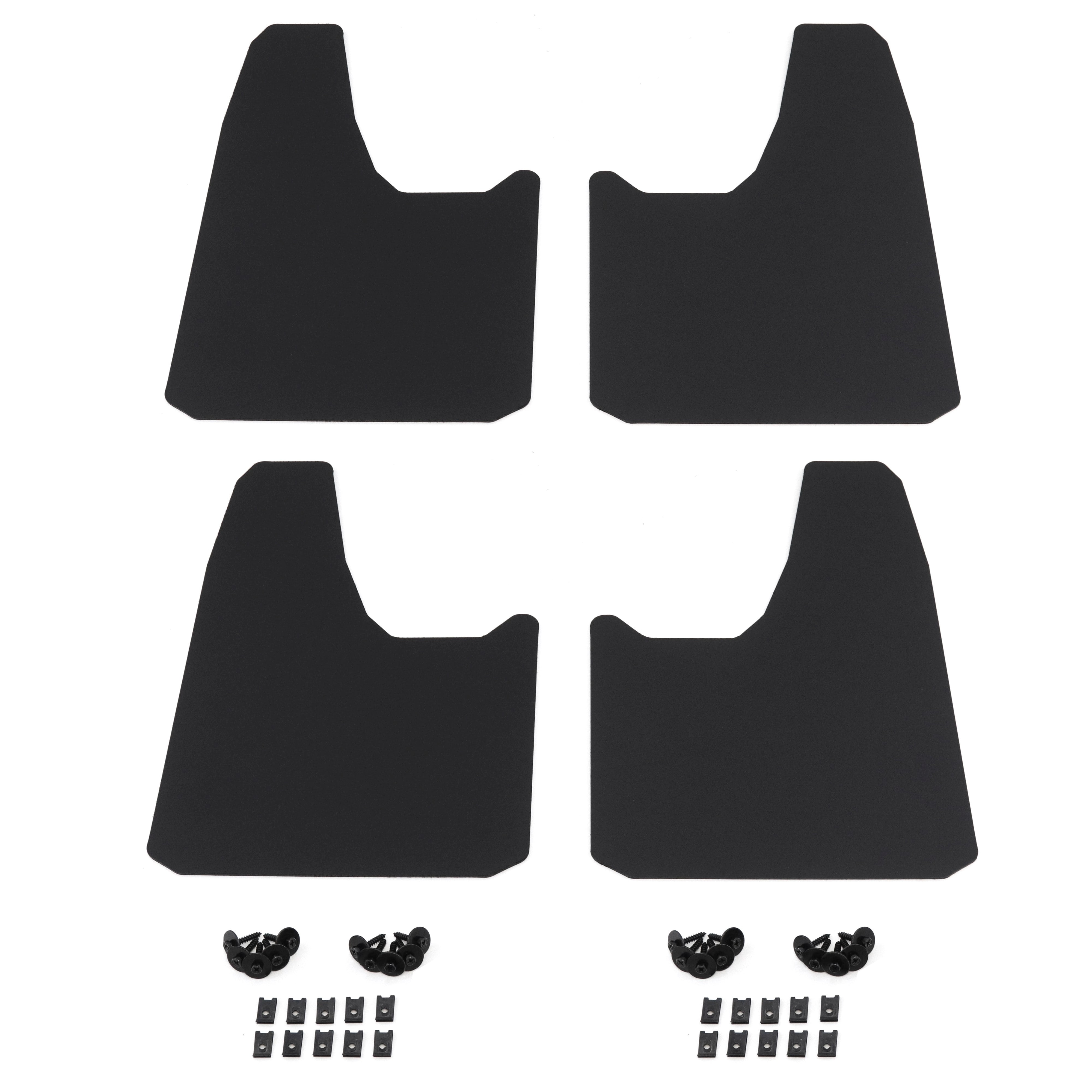 Red Hound Auto 4 Piece Modern Universal Splash Guards Fits Most Full ...