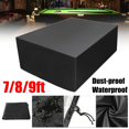 thumbnail image 2 of 7/8/9ft Pool Table Cover Furniture Rain Cover UV Silver Pool Table Cover, Pool Table Waterproof Cover Snooker Pool Table, 2 of 5