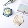 thumbnail image 4 of Posavasos de goma con aislamiento para vajilla, tapetes hexagonales, manteles individuales con aislamiento térmico, decoración del hogar, escritorio ecológico, 4 of 5